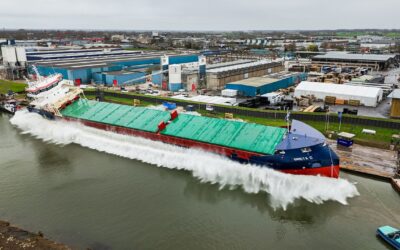 MV Greta C Officially Enters the Water